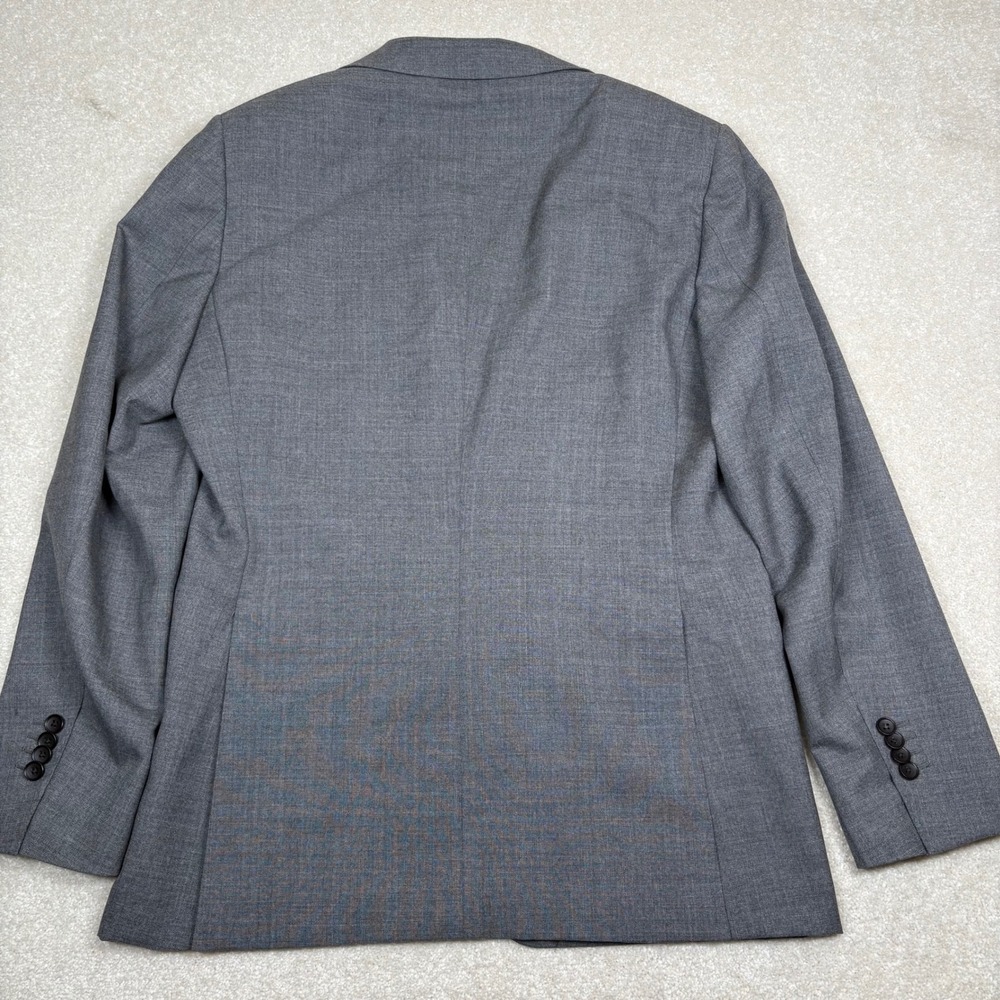 Suitsupply Lazio Vitale Slim Fit Pure Wool Blazer Jacket Grey Size 42 US 52EU - Picture 3 of 13
